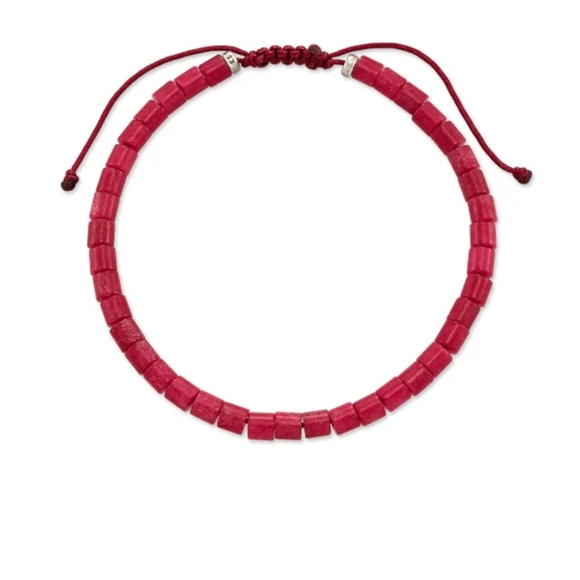 Scott Bros. Red Beaded Bracelet - Picture 1 of 3